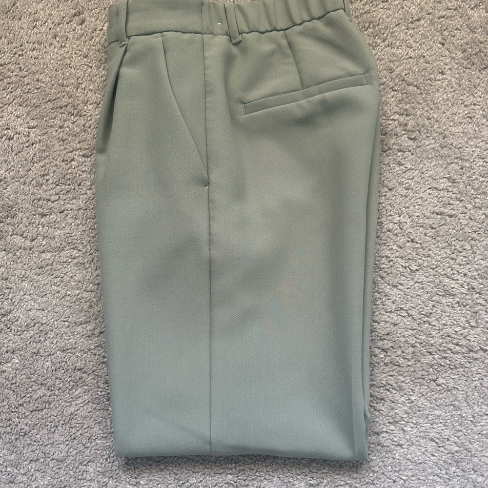 Abercrombie & Fitch Tailored Sloane Sage Green Pants